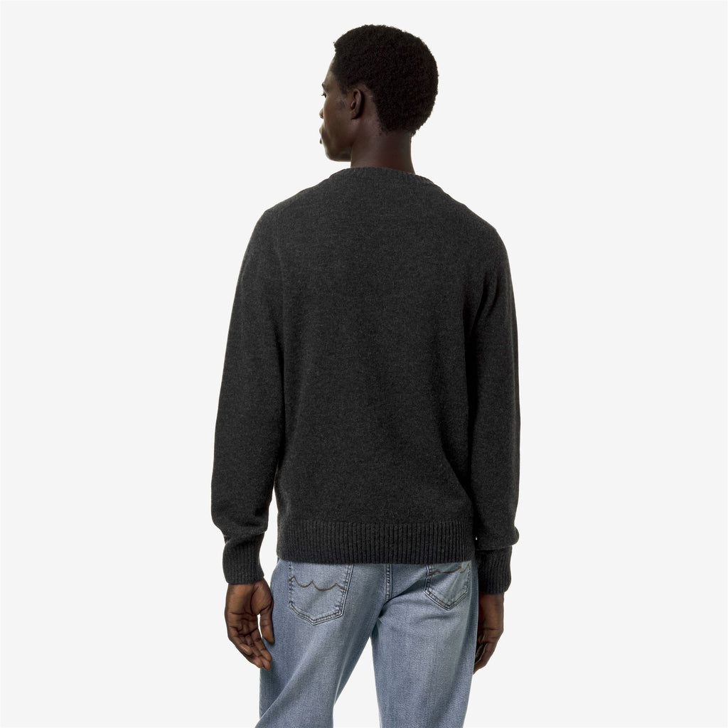 Knitwear_MAN_SEBASTIEN LAMBSWOOL_Pull Over_BLACK OYSTER - Commercial 6