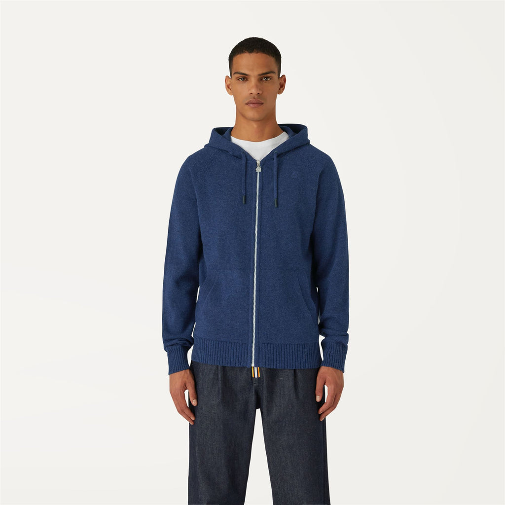 Knitwear_Man_MARCY LAMBSWOOL_Jacket_Blue Medieval - Commercial 4