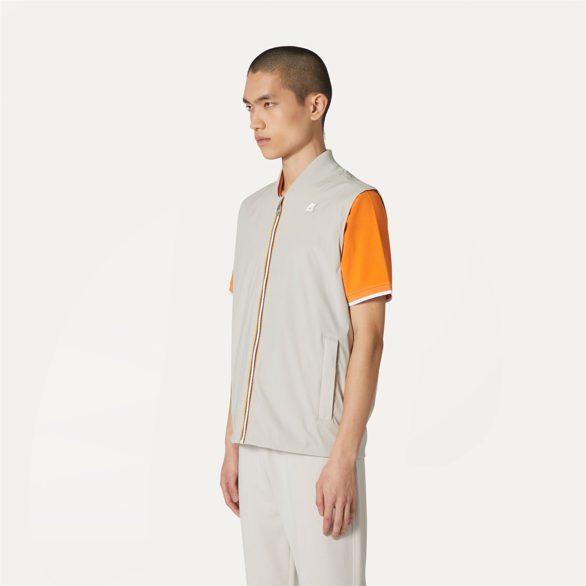 Jackets_MAN_VALLY STRETCH NYLON JERSEY_Short_BEIGE LT - Commercial 5
