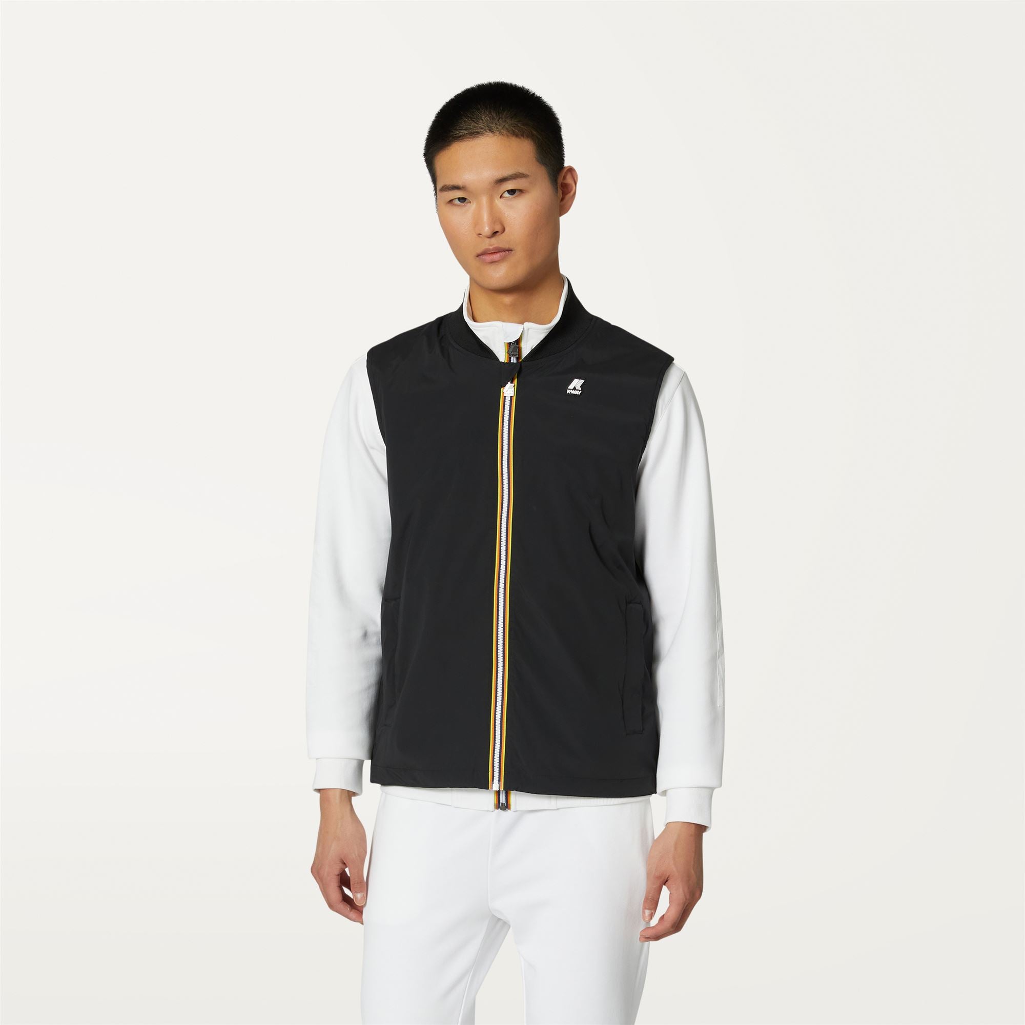 Jackets_MAN_VALLY STRETCH NYLON JERSEY_Short_Black Pure - Commercial 4
