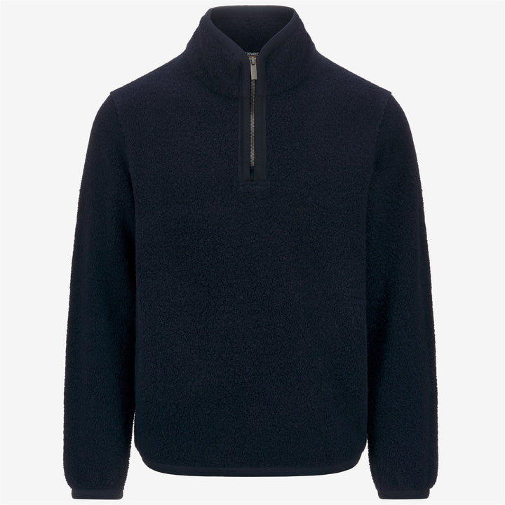 ERN WOOL FLEECE - Fleece - Pull  Over - MAN - BLUE DEPTH 1