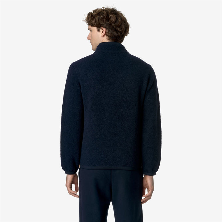 ERN WOOL FLEECE - Fleece - Pull  Over - MAN - BLUE DEPTH 5