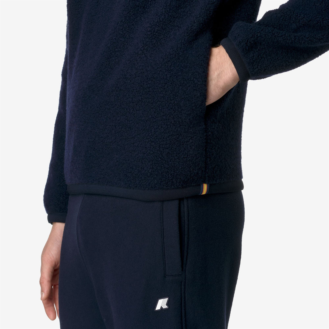 ERN WOOL FLEECE - Fleece - Pull  Over - MAN - BLUE DEPTH main
