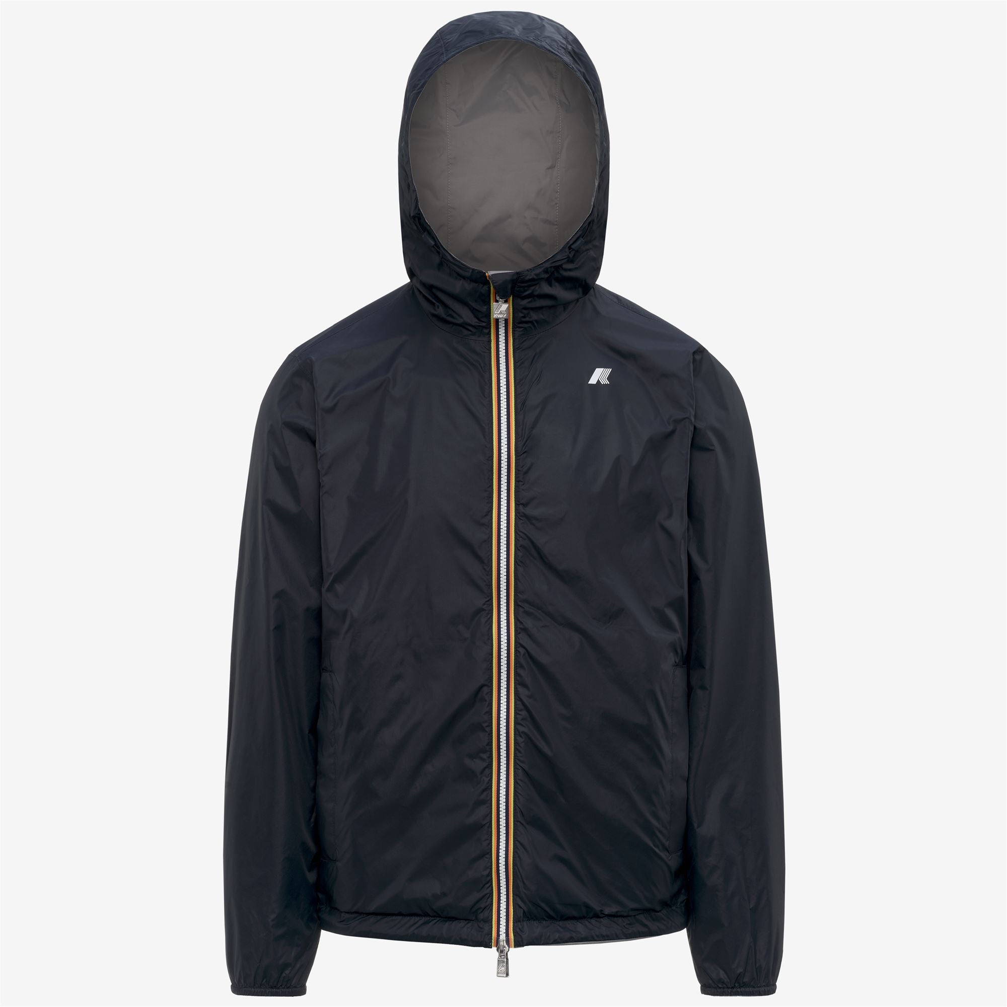Jackets_Man_JAKE PLUS.2 DOUBLE_Short_Grey Frost - Blue Depth - Commercial 2