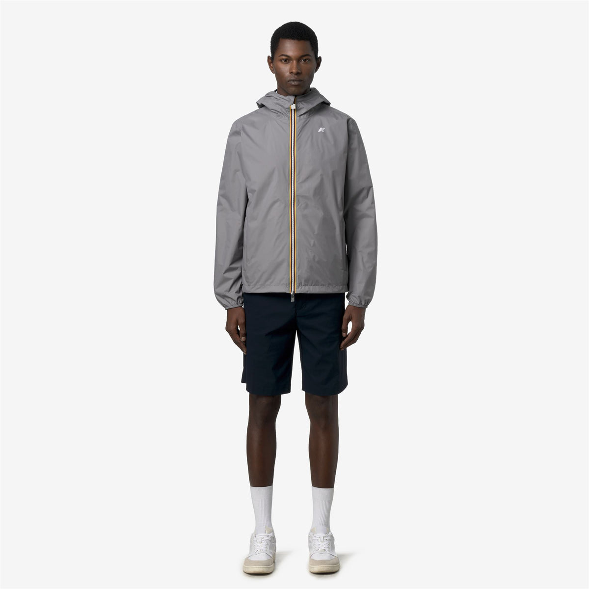 Jackets_Man_JAKE PLUS.2 DOUBLE_Short_Grey Frost - Blue Depth - Commercial 4