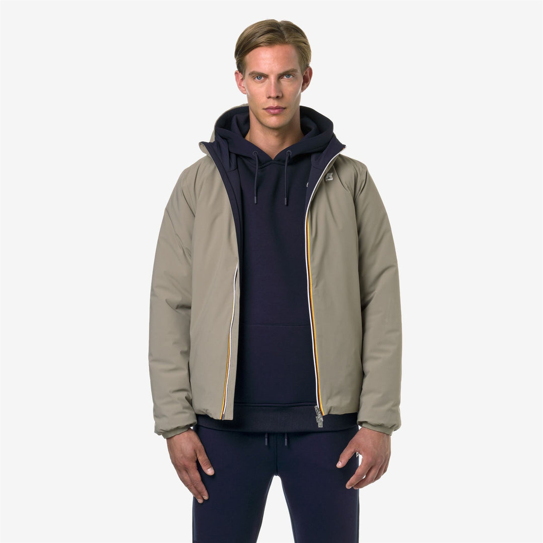 JACK ST WARM REVERSIBLE - Jackets - Short - MAN - BEIGE T-BLUE D main