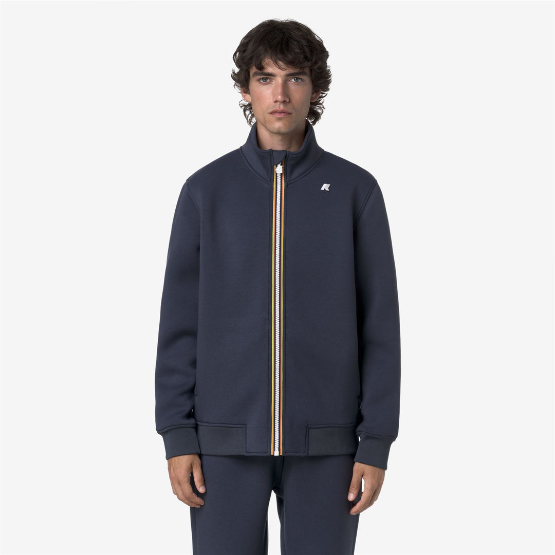 FINN SPACER - Fleece - Jacket - MAN - Blue Airforce main