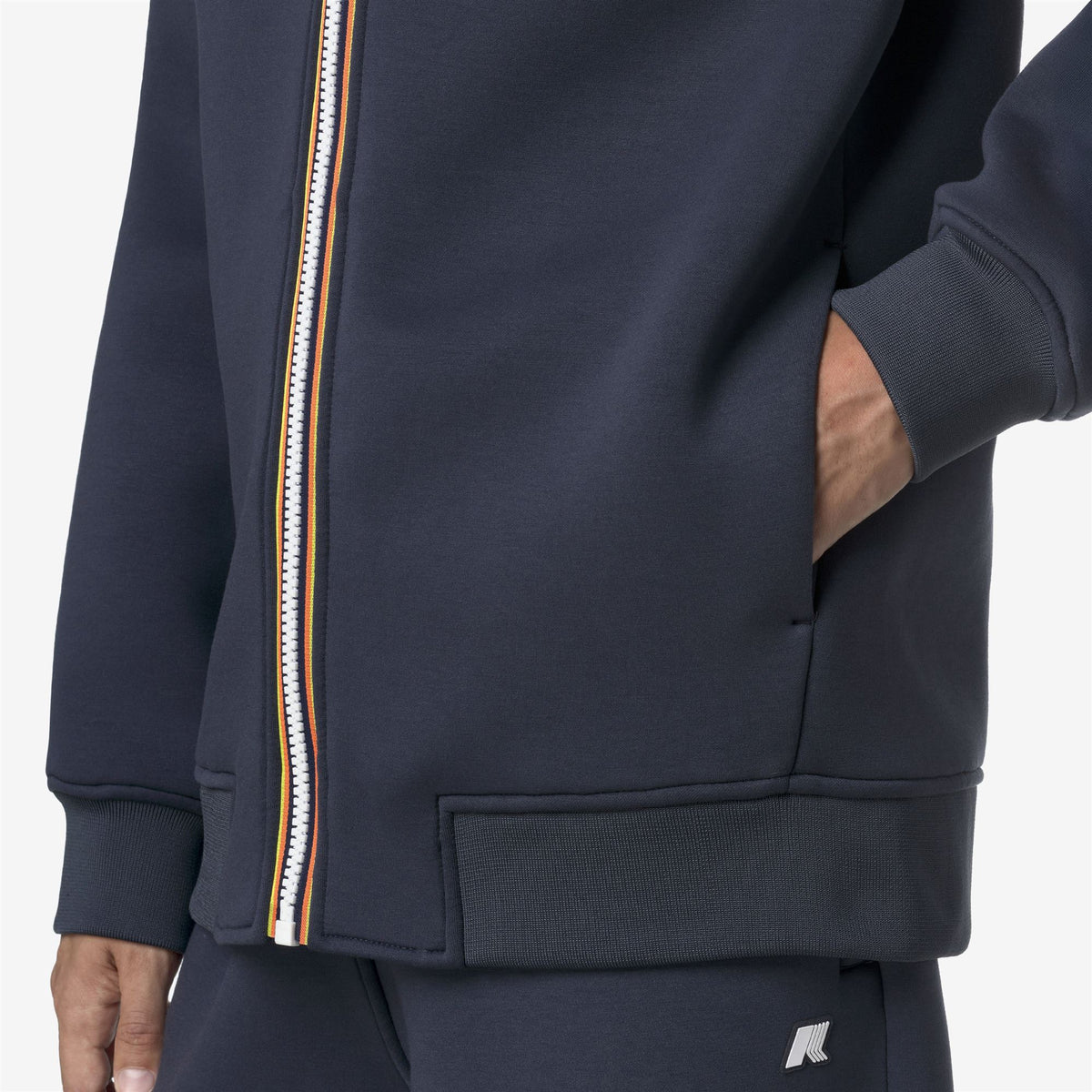 Fleece_MAN_FINN SPACER_Jacket_Blue Airforce - Commercial 7