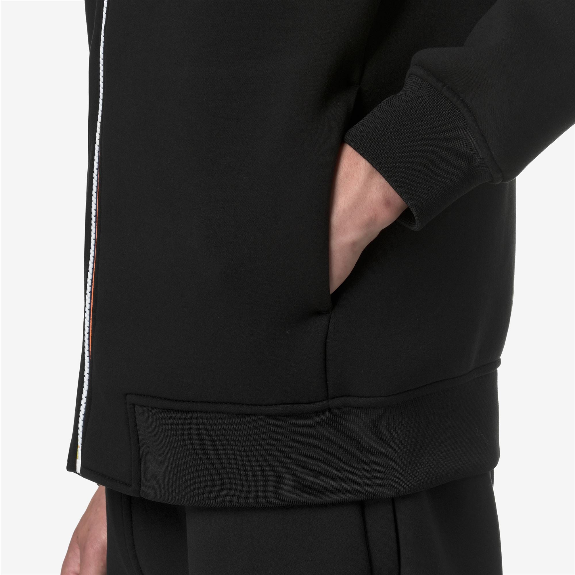 Fleece_MAN_FINN SPACER_Jacket_Black Pure - Black Pure - Commercial 7