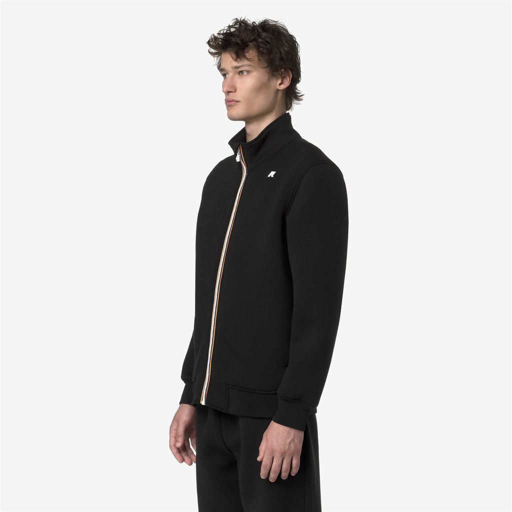 Fleece_MAN_FINN SPACER_Jacket_Black Pure - Black Pure - Commercial 5