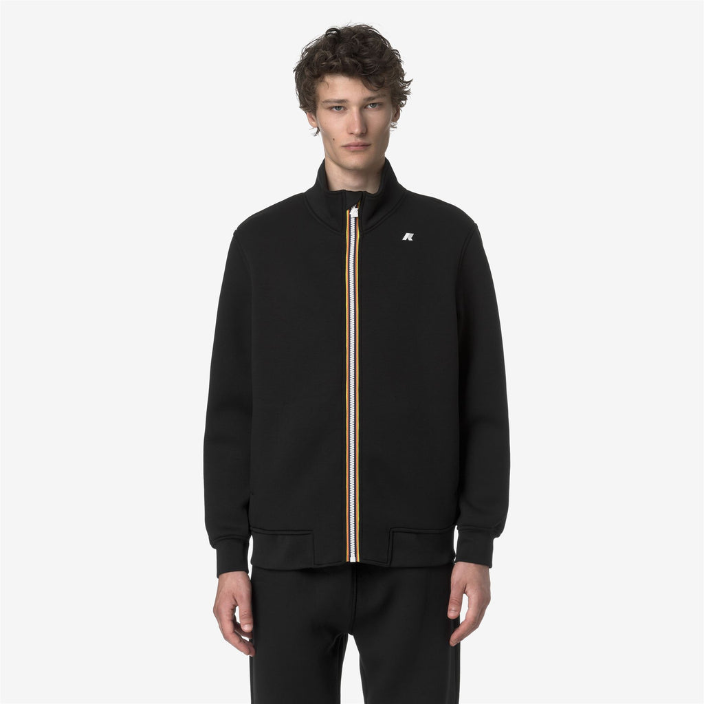 Fleece_MAN_FINN SPACER_Jacket_Black Pure - Black Pure - Commercial 4