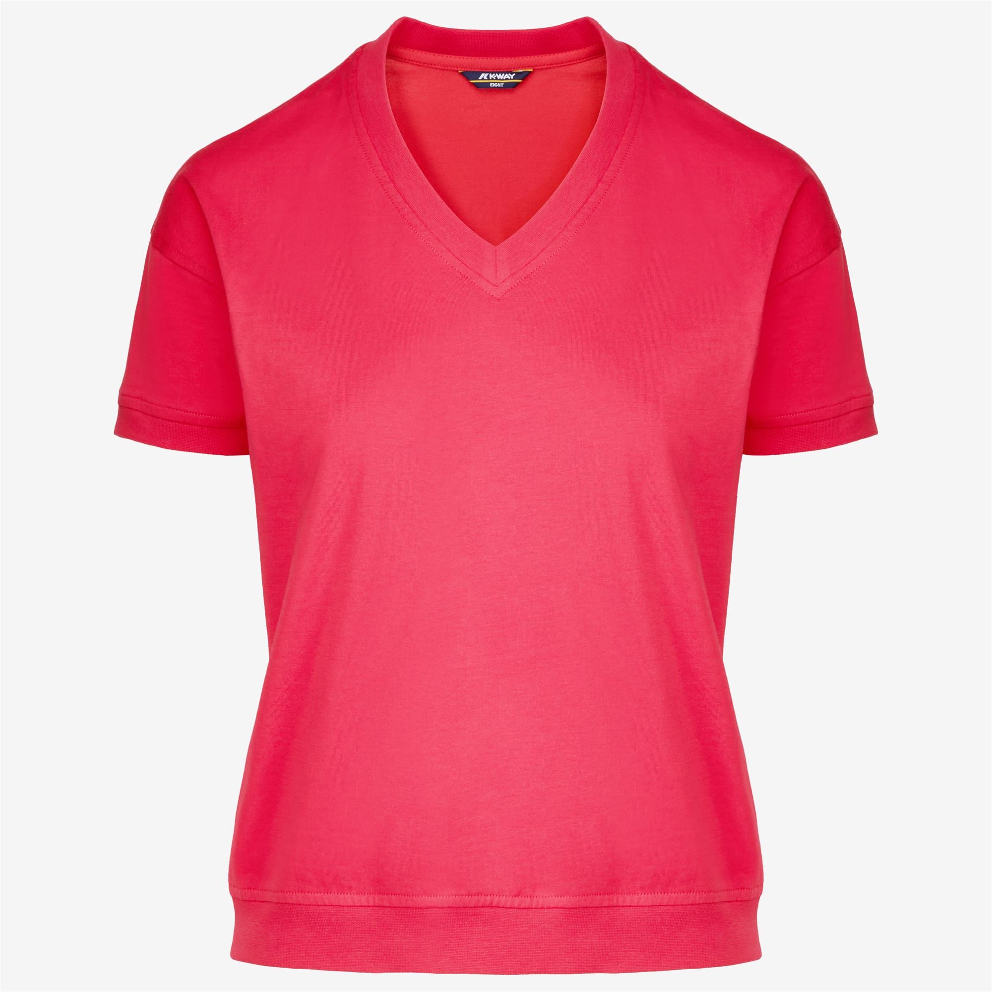 T-Shirts & Top_WOMAN_RUBIEL_T-Shirt_Red Berry - Commercial 1