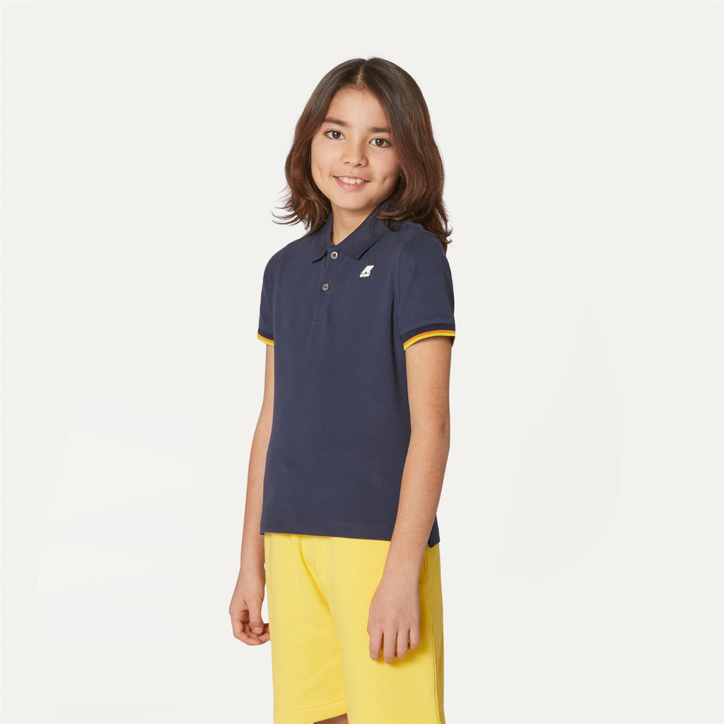 Polo Shirts_Boy_P. VINCENT_Polo_Blue Depth - Commercial 5