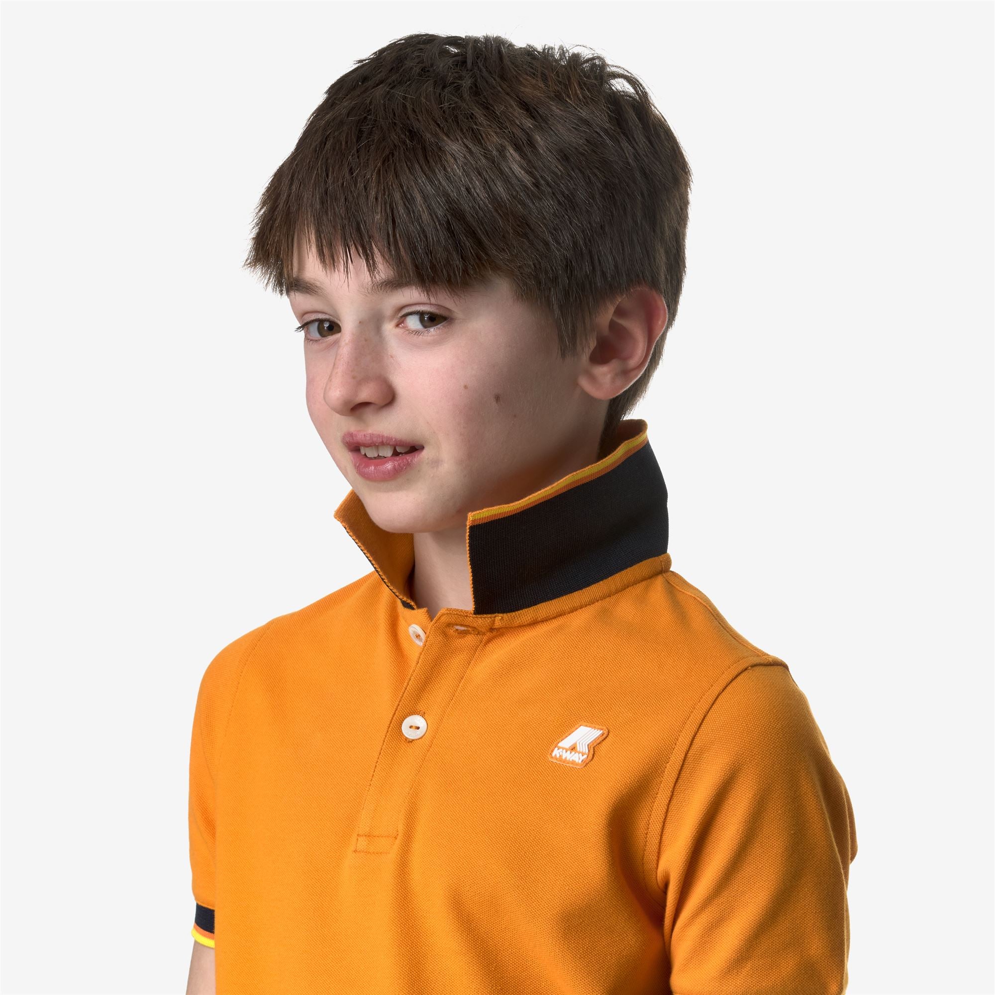 Polo Shirts_Boy_P. VINCENT_Polo_Orange Md - Commercial 7