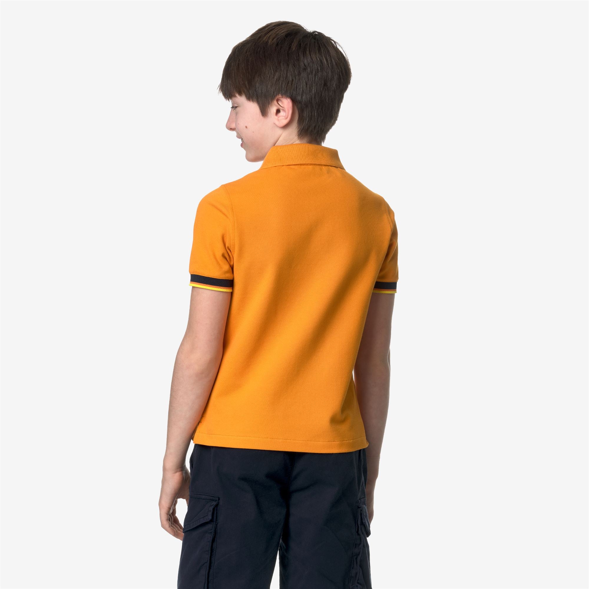 Polo Shirts_Boy_P. VINCENT_Polo_Orange Md - Commercial 6