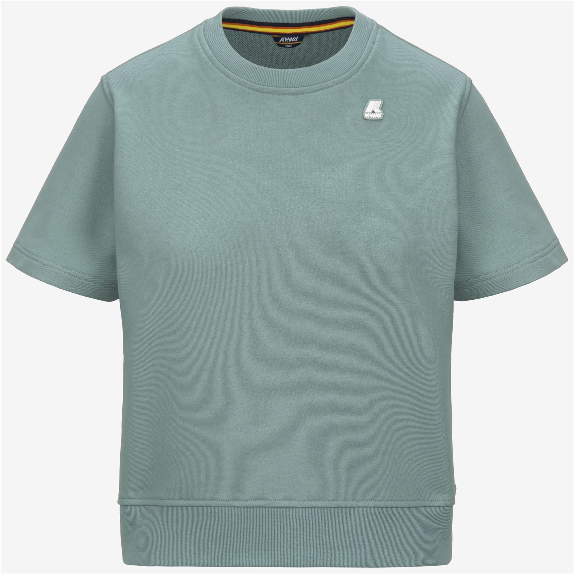 T-Shirts & Top_Woman_EMELETTE_T-Shirt_Green Mold - Commercial 1