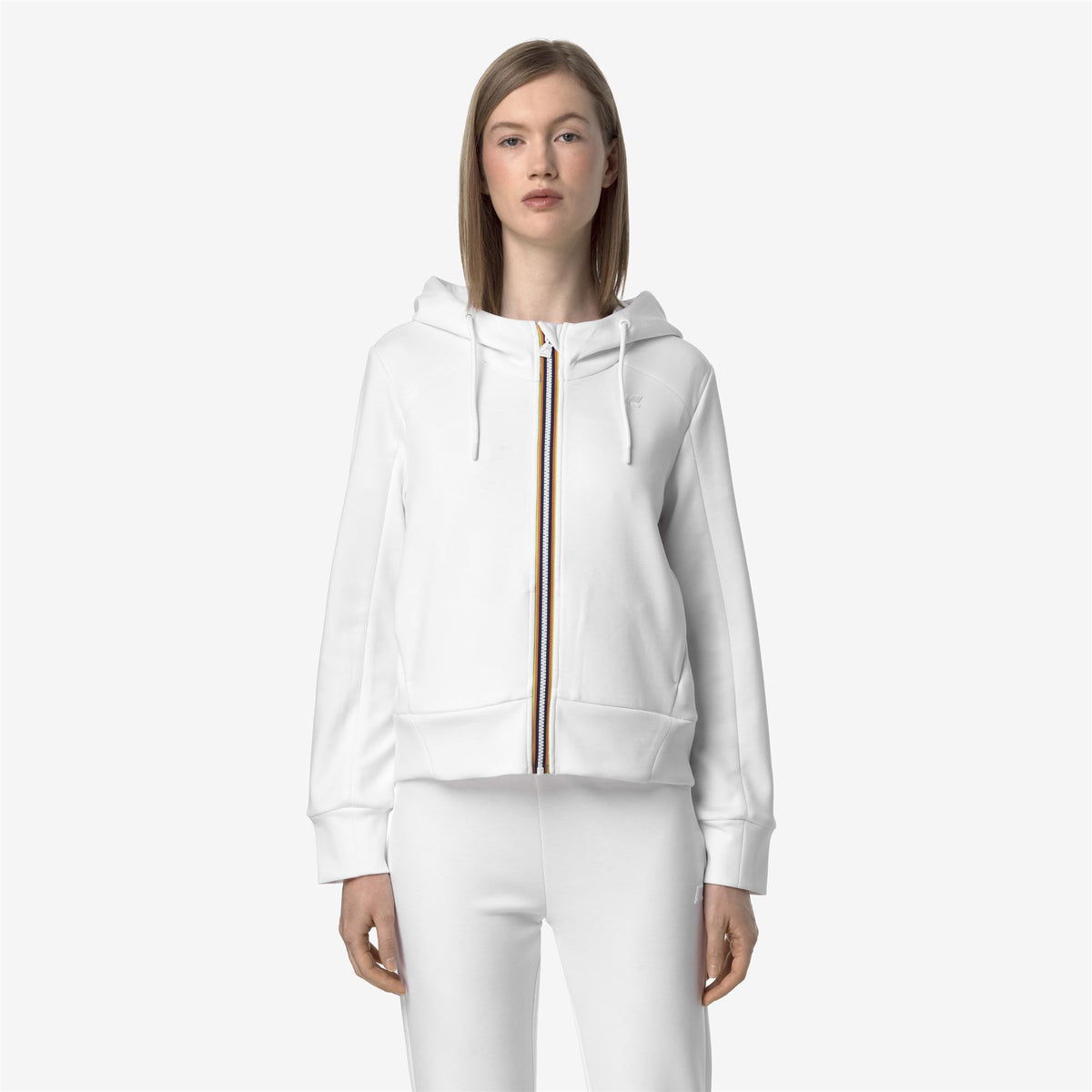 Fleece_WOMAN_DIVINE LIGHT SPACER_Jacket_White - Commercial 4