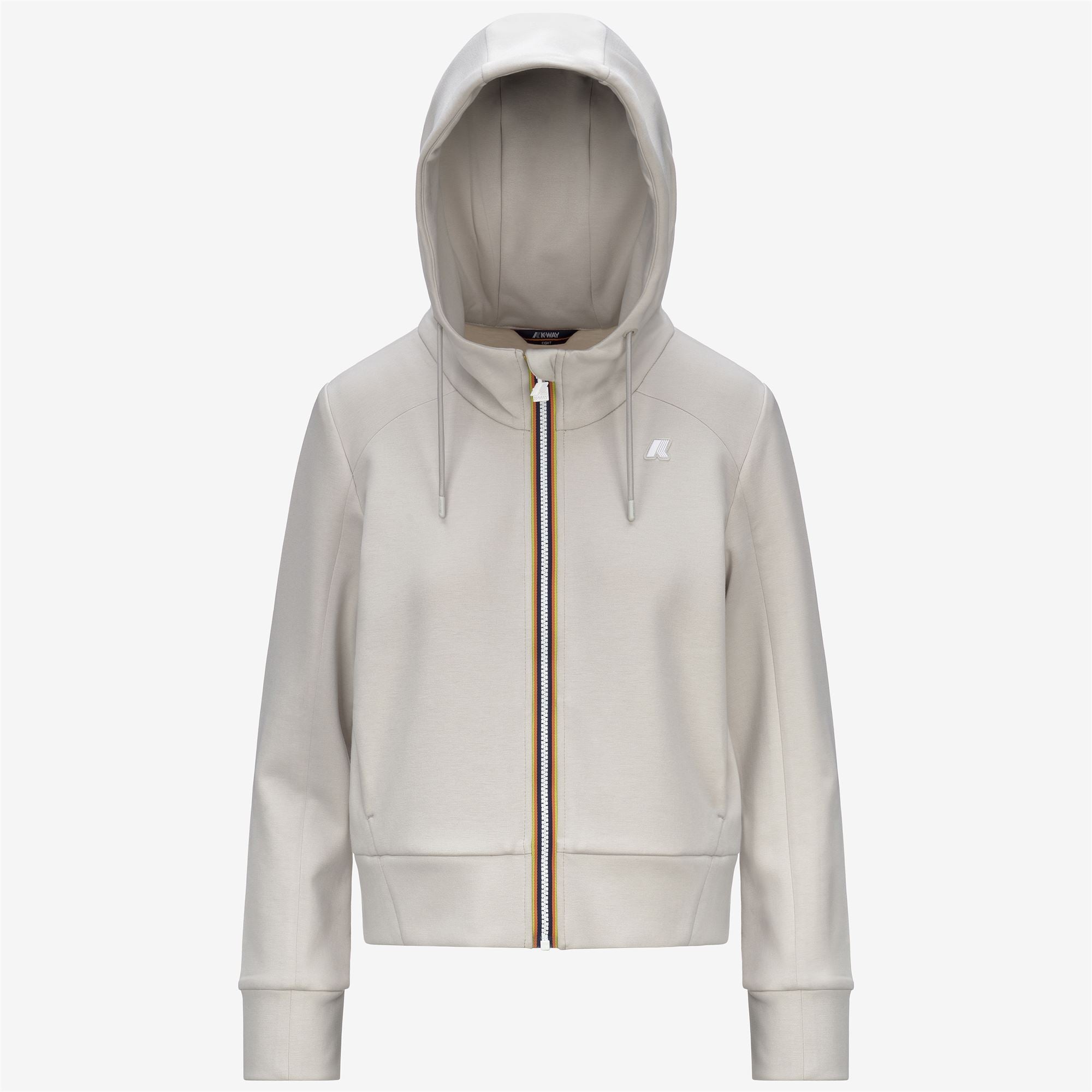 Fleece_WOMAN_DIVINE LIGHT SPACER_Jacket_BEIGE LT - Commercial 1