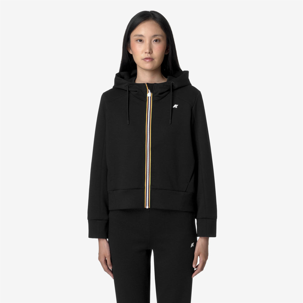 DIVINE LIGHT SPACER - Fleece - Jacket - WOMAN - BLACK PURE 02