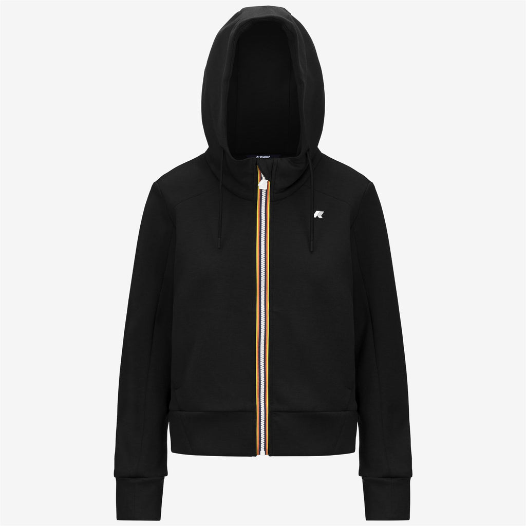 Fleece_WOMAN_DIVINE LIGHT SPACER_Jacket_Black Pure - Commercial 1