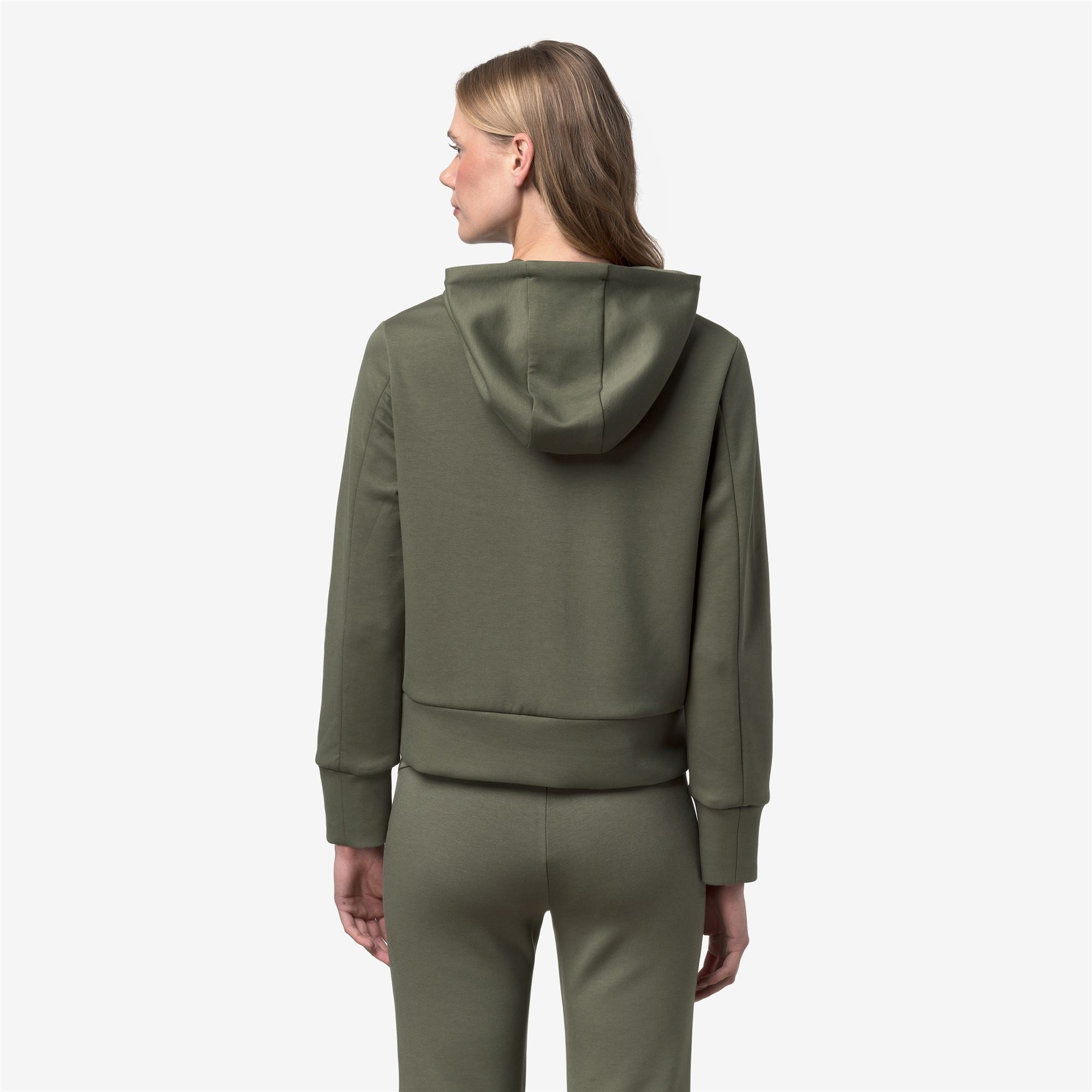 Fleece_Woman_DIVINE LIGHT SPACER_Jacket_Green Lichen - Commercial 6