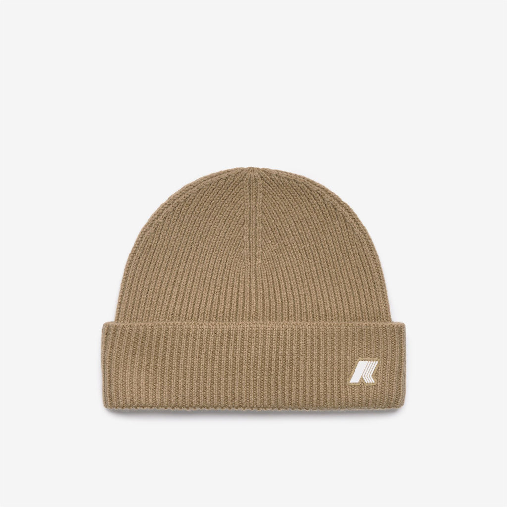 Headwear_Unisex_BRICE CARDIGAN STITCH WOOL_Hat_Beige Khaki - Commercial 1