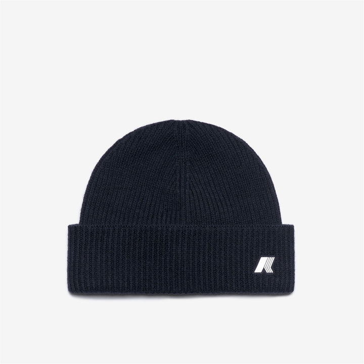 BRICE CARDIGAN STITCH WOOL - Headwear - Hat - UNISEX - BLUE DEPTH MELANGE 1