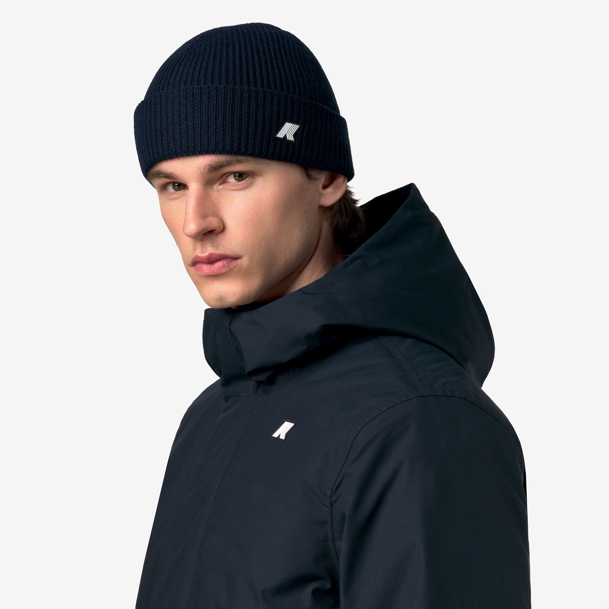 Headwear_Unisex_BRICE CARDIGAN STITCH WOOL_Hat_Blue Depth - Commercial 4