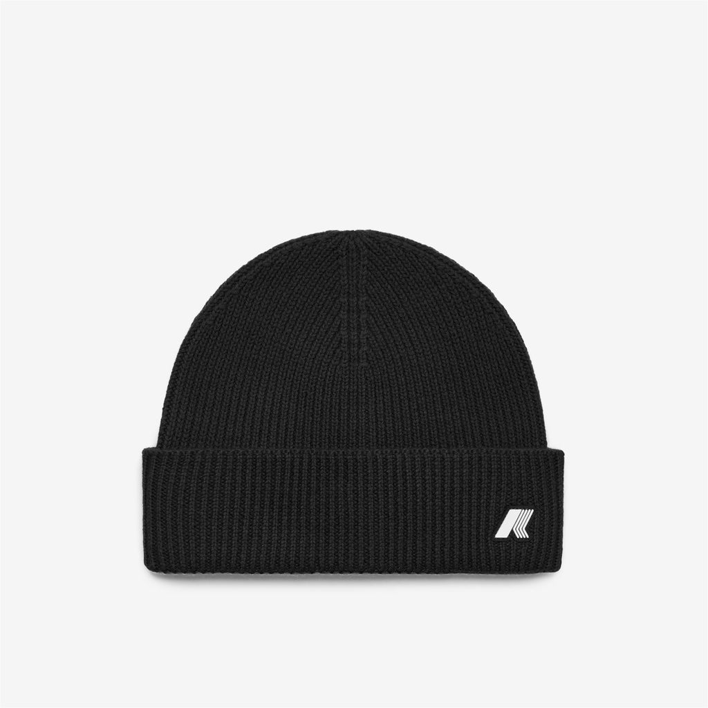 Headwear_UNISEX_BRICE CARDIGAN STITCH WOOL_Hat_Black Pure - Commercial 1