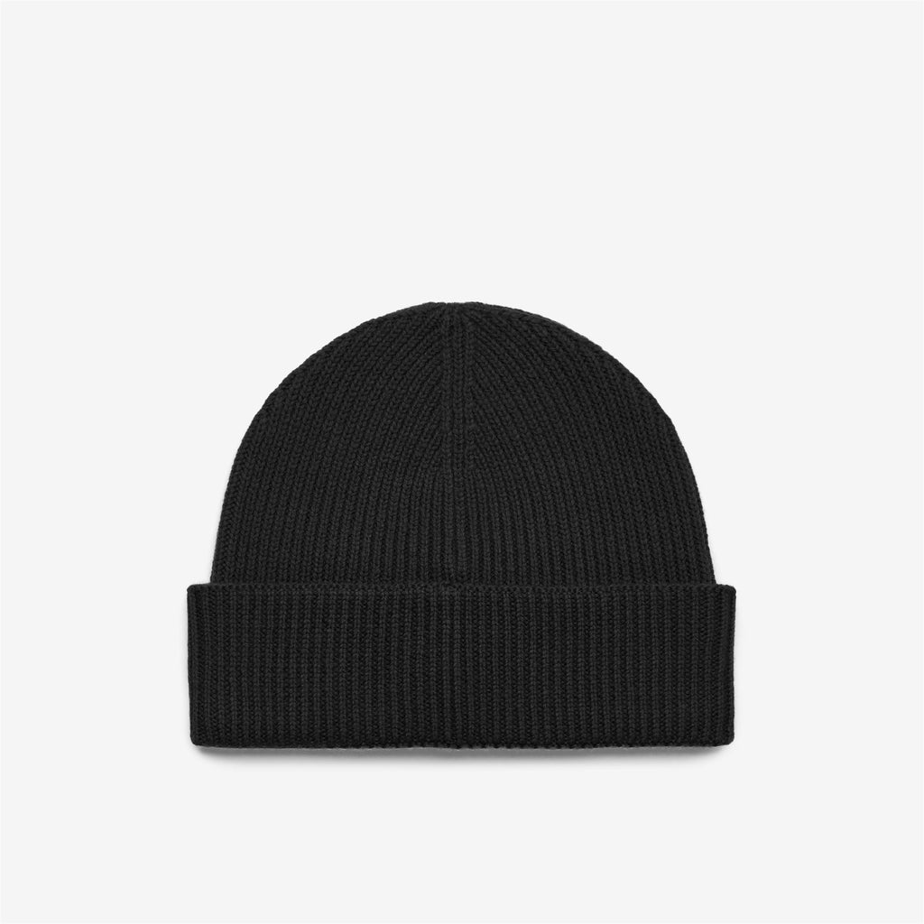 Headwear_UNISEX_BRICE CARDIGAN STITCH WOOL_Hat_Black Pure - Commercial 2