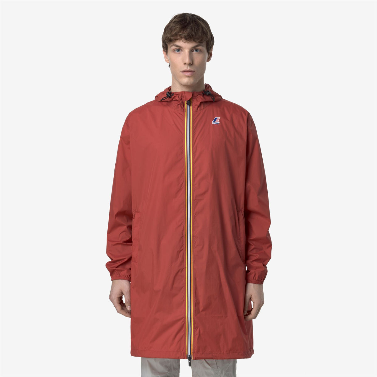 Jackets_UNISEX_LE VRAI 4.0 EIFFEL EAST_Long_Red Jasper - Commercial 2