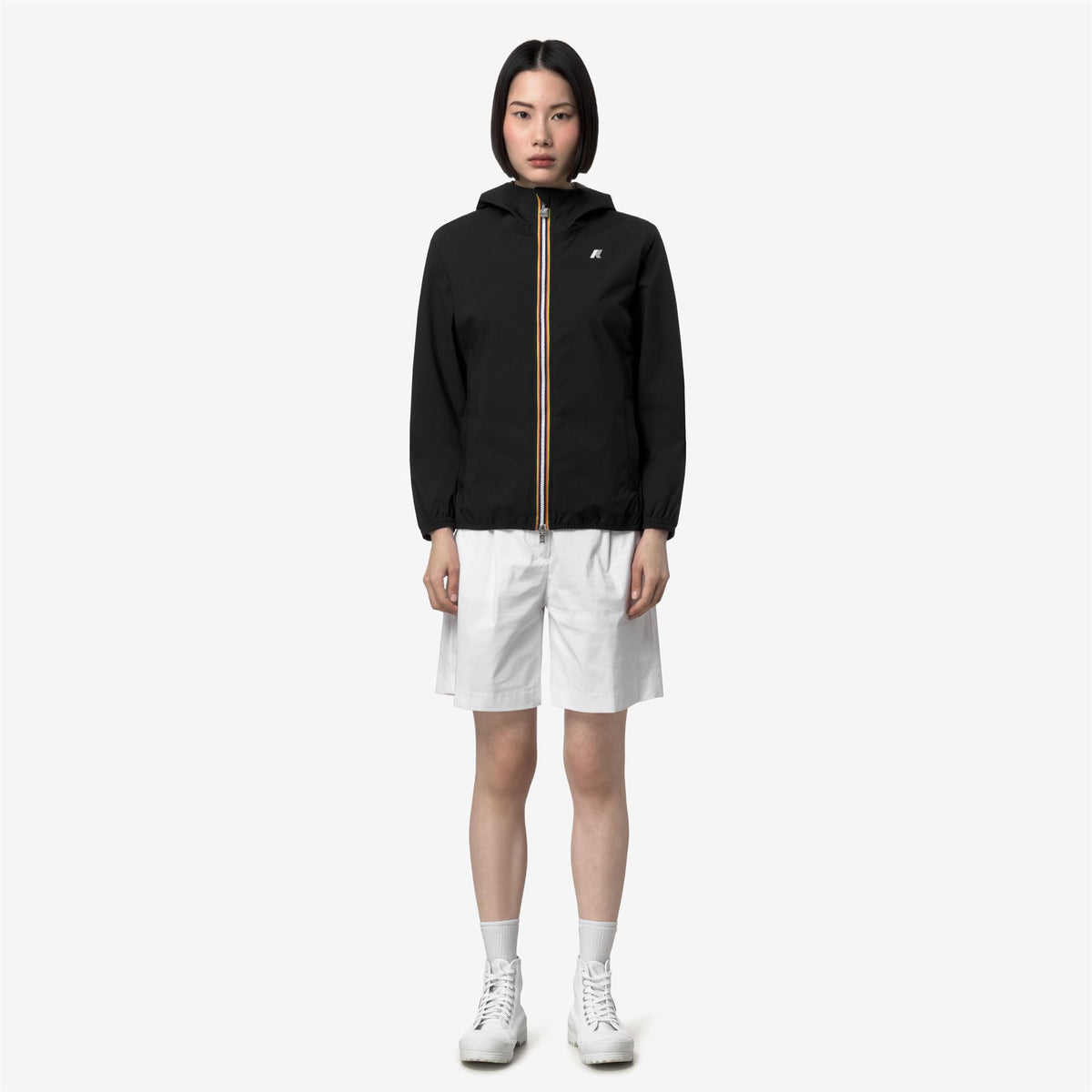 Jackets_Woman_LIL 2.0 STRETCH DOT_Short_Black Pure - Black Pure - Commercial 4