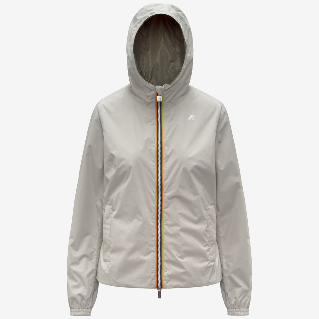 Jackets_Woman_LIL 2.0 PLUS.2 DOUBLE_Short_BEIGE LT - Green Lichen - Commercial 1