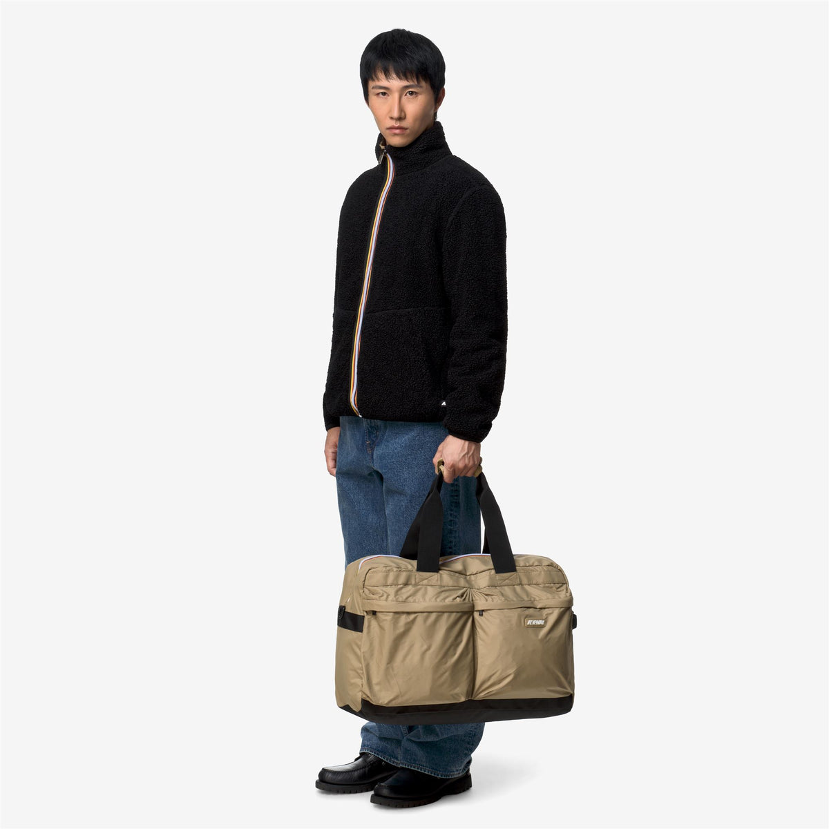 Bags_Unisex_ARDELU_Duffle_Beige Khaki - Commercial 6