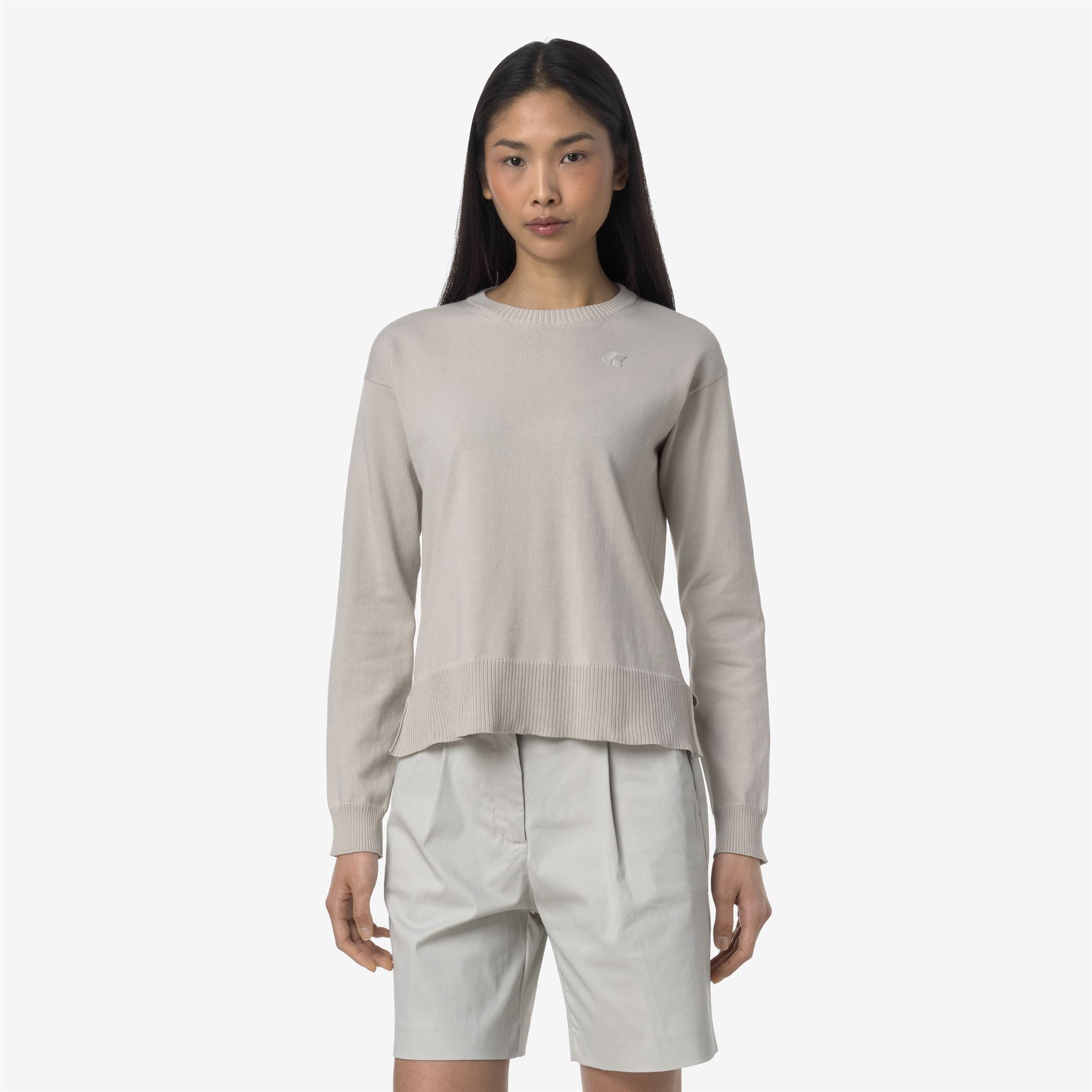 Knitwear_WOMAN_DOMITINE COTTON PS_Pull Over_BEIGE LT - Commercial 4