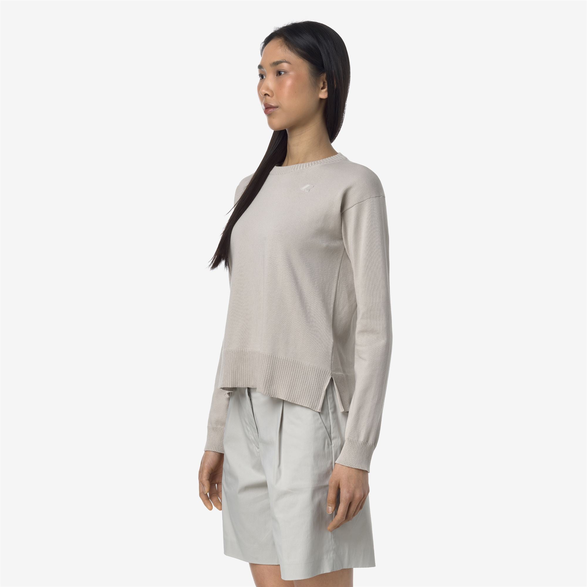 Knitwear_WOMAN_DOMITINE COTTON PS_Pull Over_BEIGE LT - Commercial 5