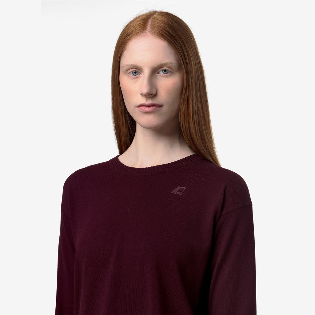 Knitwear_Woman_DOMITINE COTTON PS_Pull Over_Violet Burnished - Commercial 7