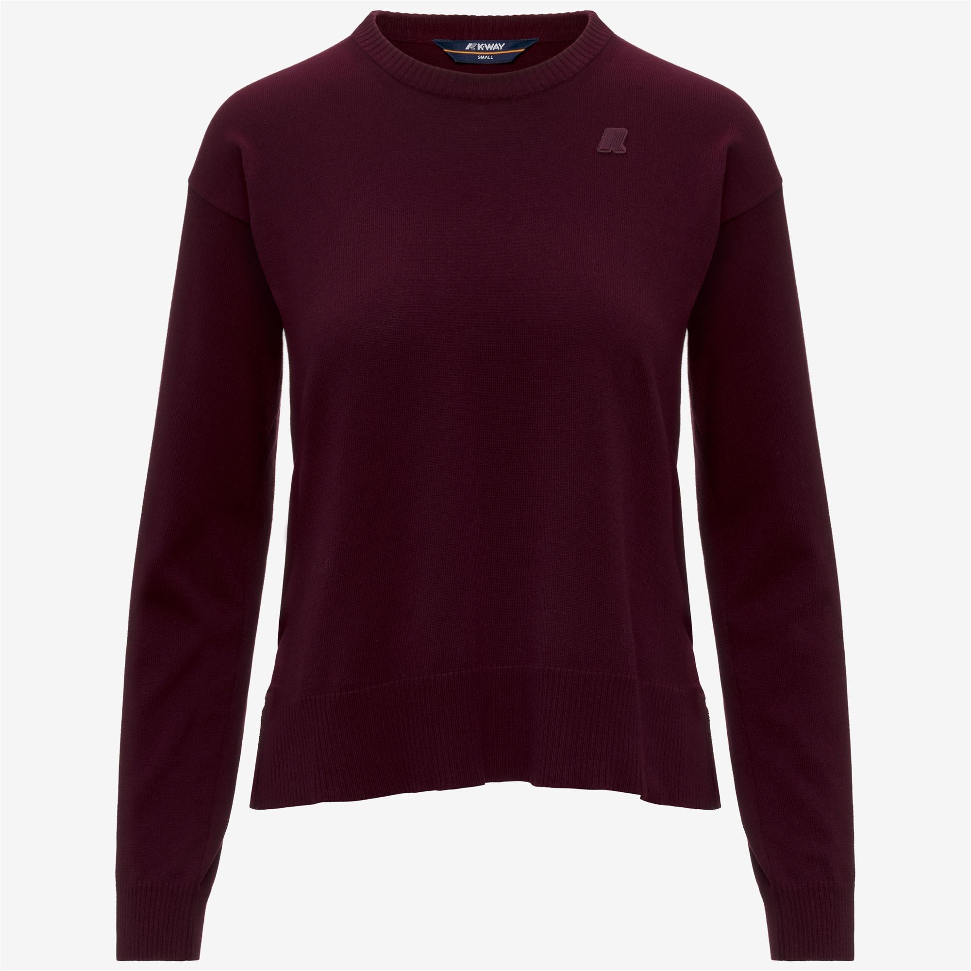 Knitwear_Woman_DOMITINE COTTON PS_Pull Over_Violet Burnished - Commercial 1