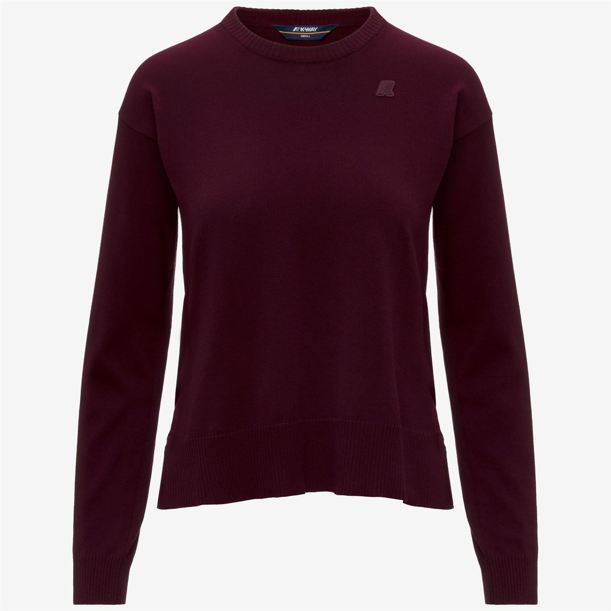 Knitwear_Woman_DOMITINE COTTON PS_Pull Over_Violet Burnished - Commercial 1