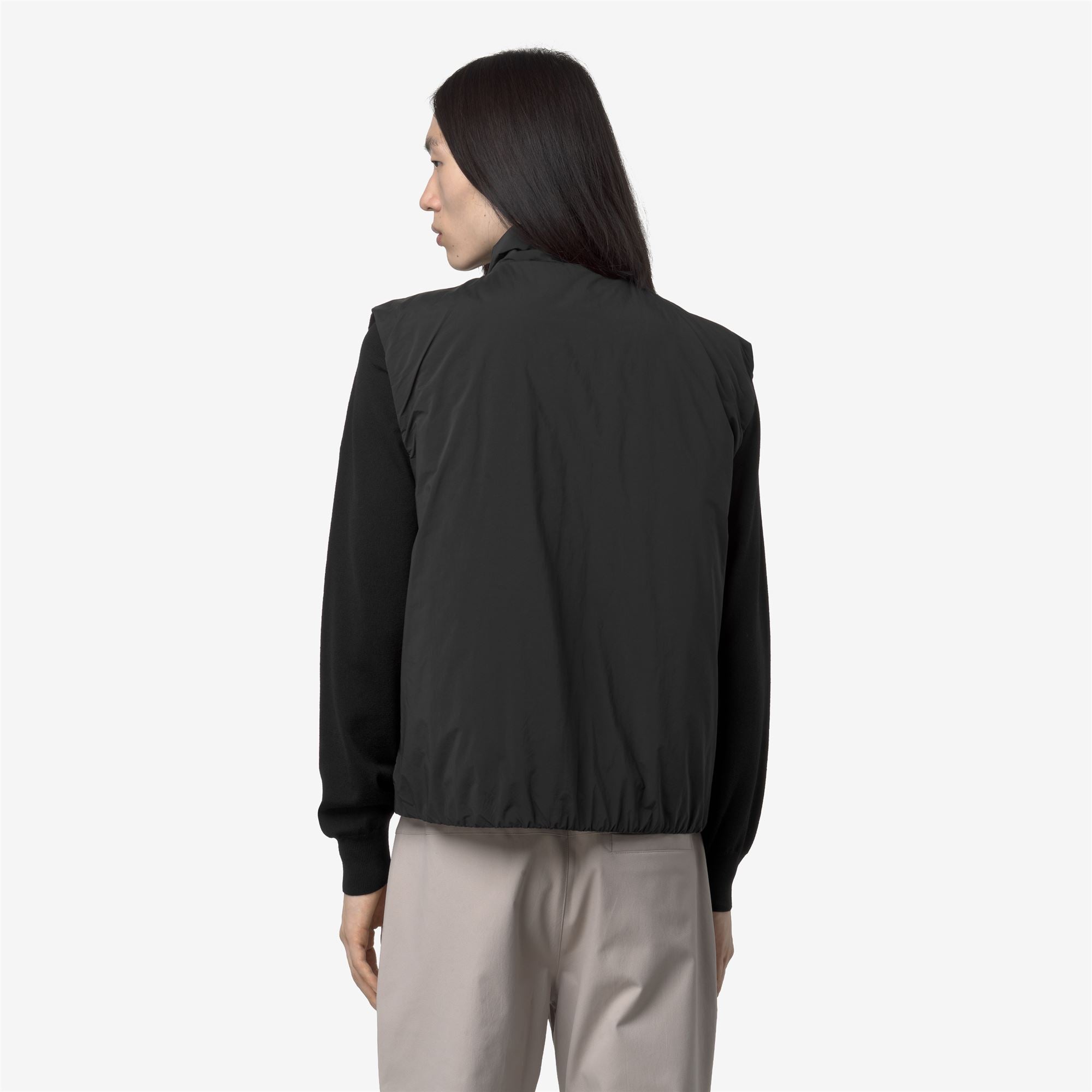 Jackets_MAN_VALEN PLAIN WARM_Vest_Black Pure - Black Pure - Commercial 6