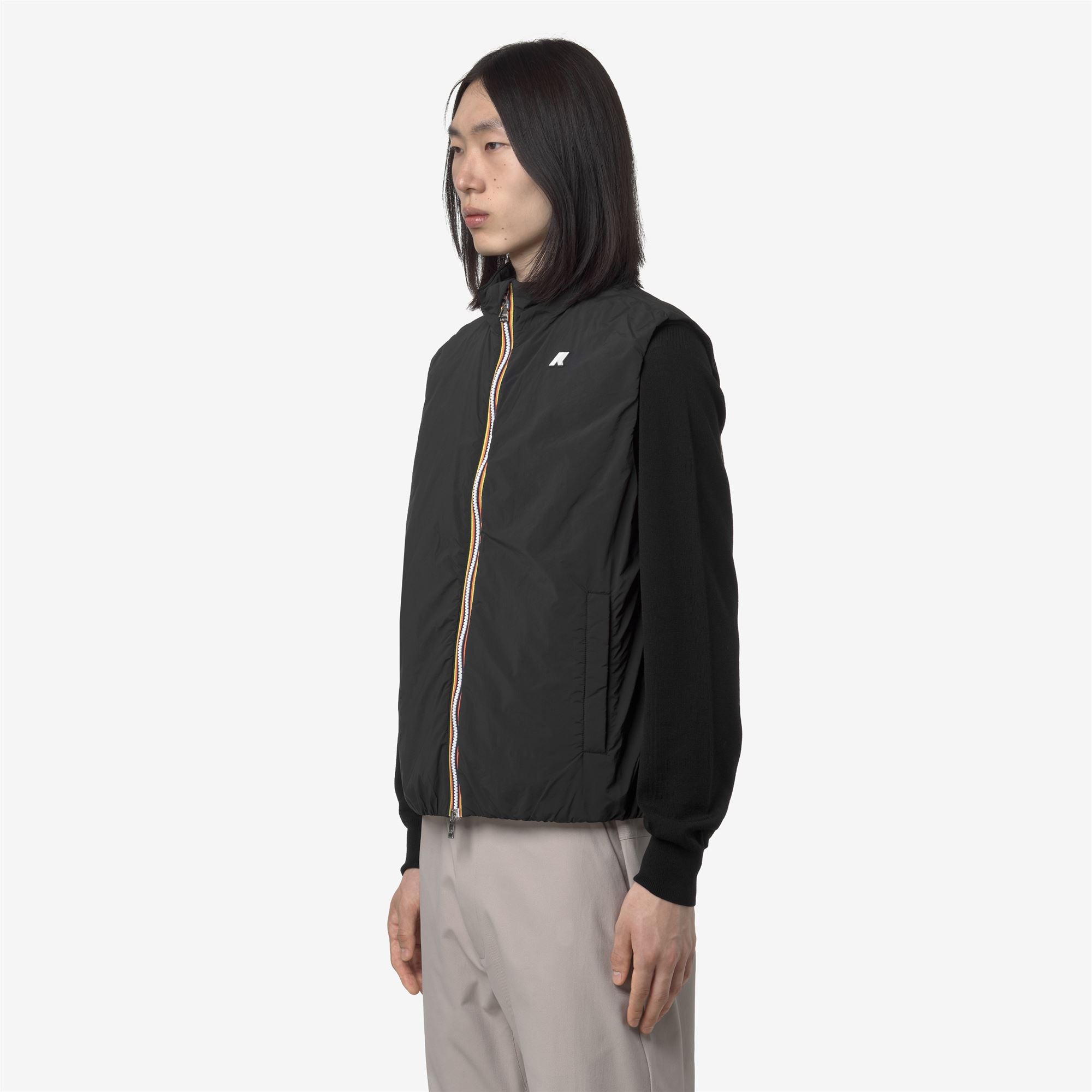 Jackets_MAN_VALEN PLAIN WARM_Vest_Black Pure - Black Pure - Commercial 5