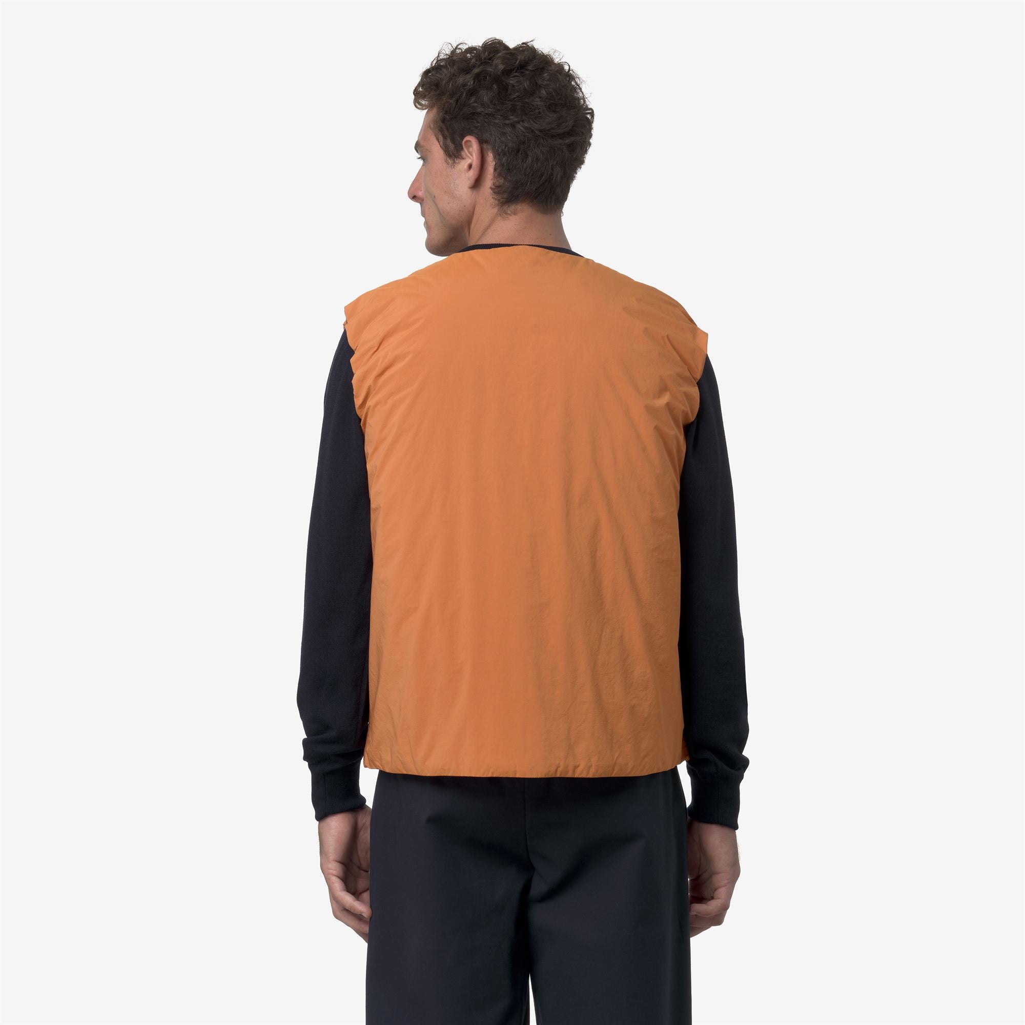 Jackets_MAN_VALTY PLAIN WARM_Vest_Orange Adobe - Commercial 6
