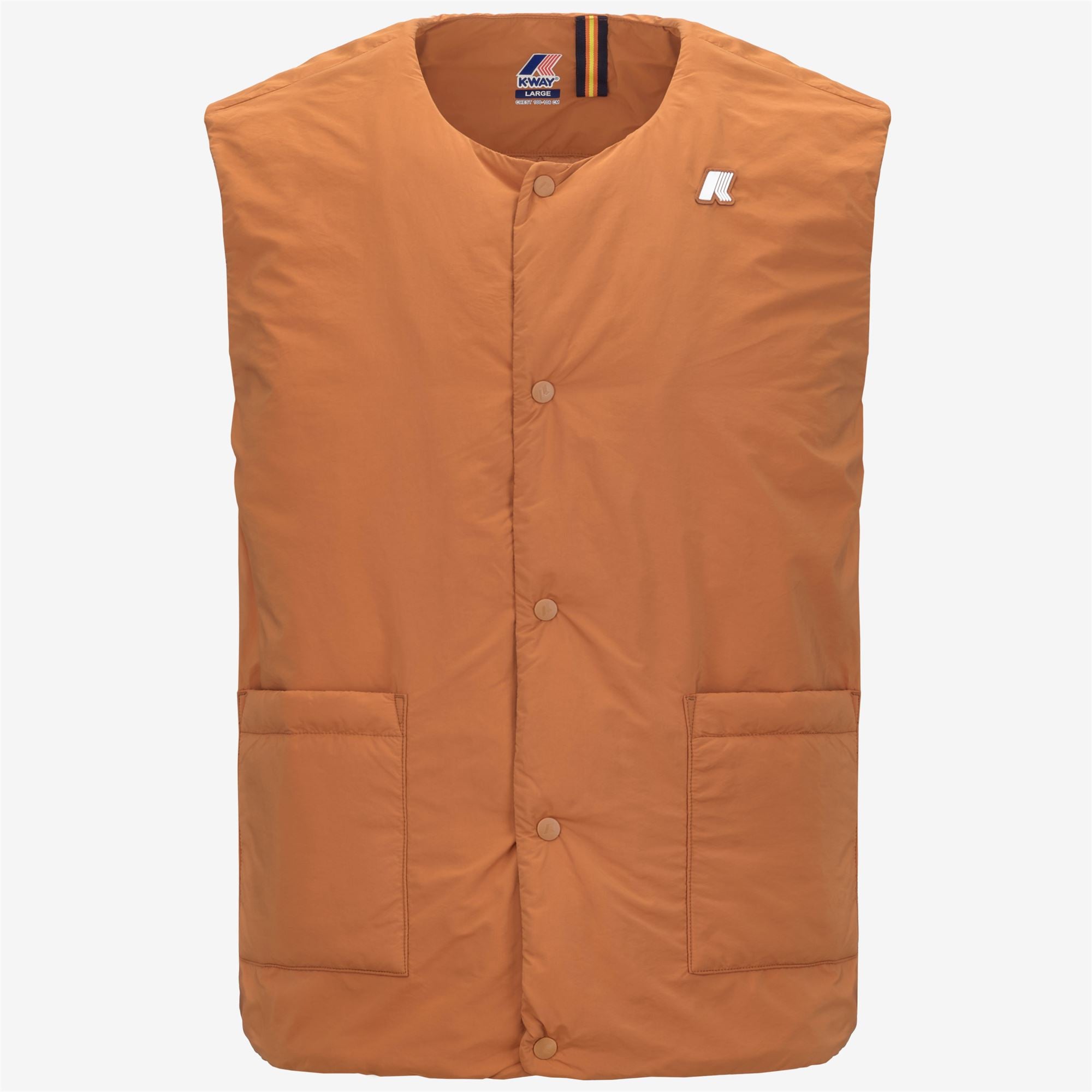 Jackets_MAN_VALTY PLAIN WARM_Vest_Orange Adobe - Commercial 1