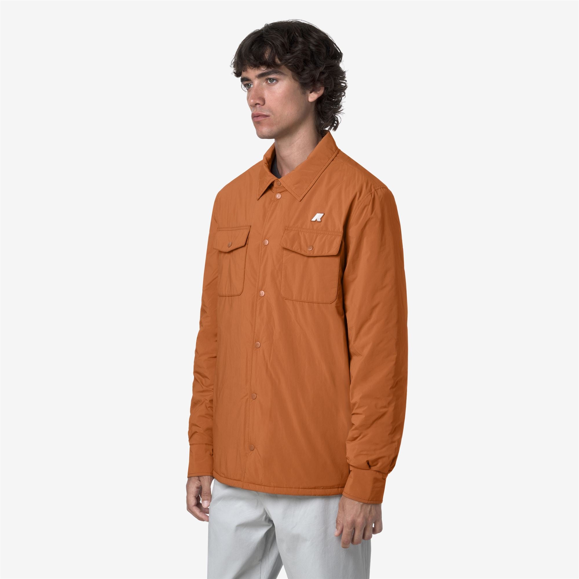 Jackets_MAN_UMBERT PLAIN WARM_Short_Orange Adobe - Commercial 5
