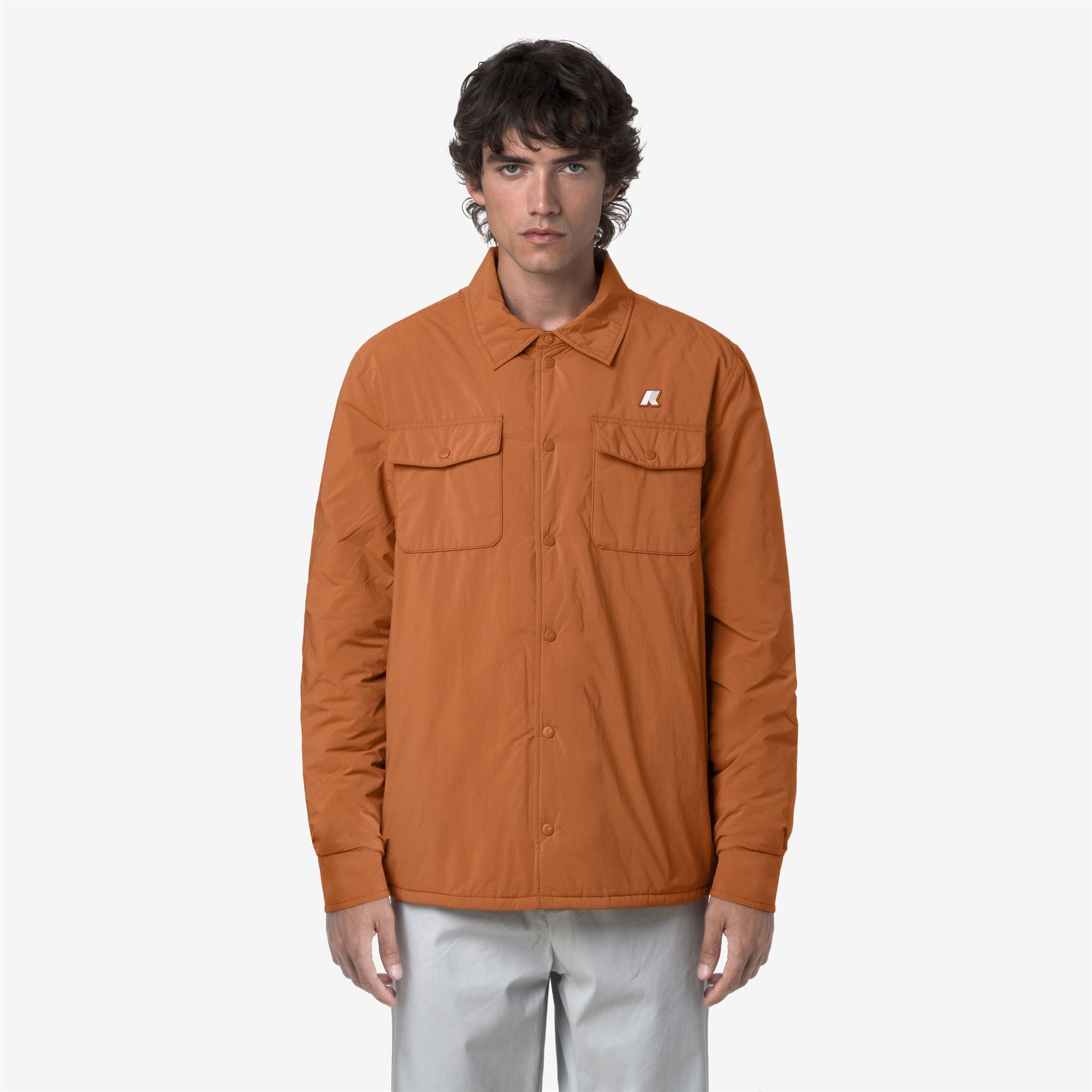 Jackets_MAN_UMBERT PLAIN WARM_Short_Orange Adobe - Commercial 4