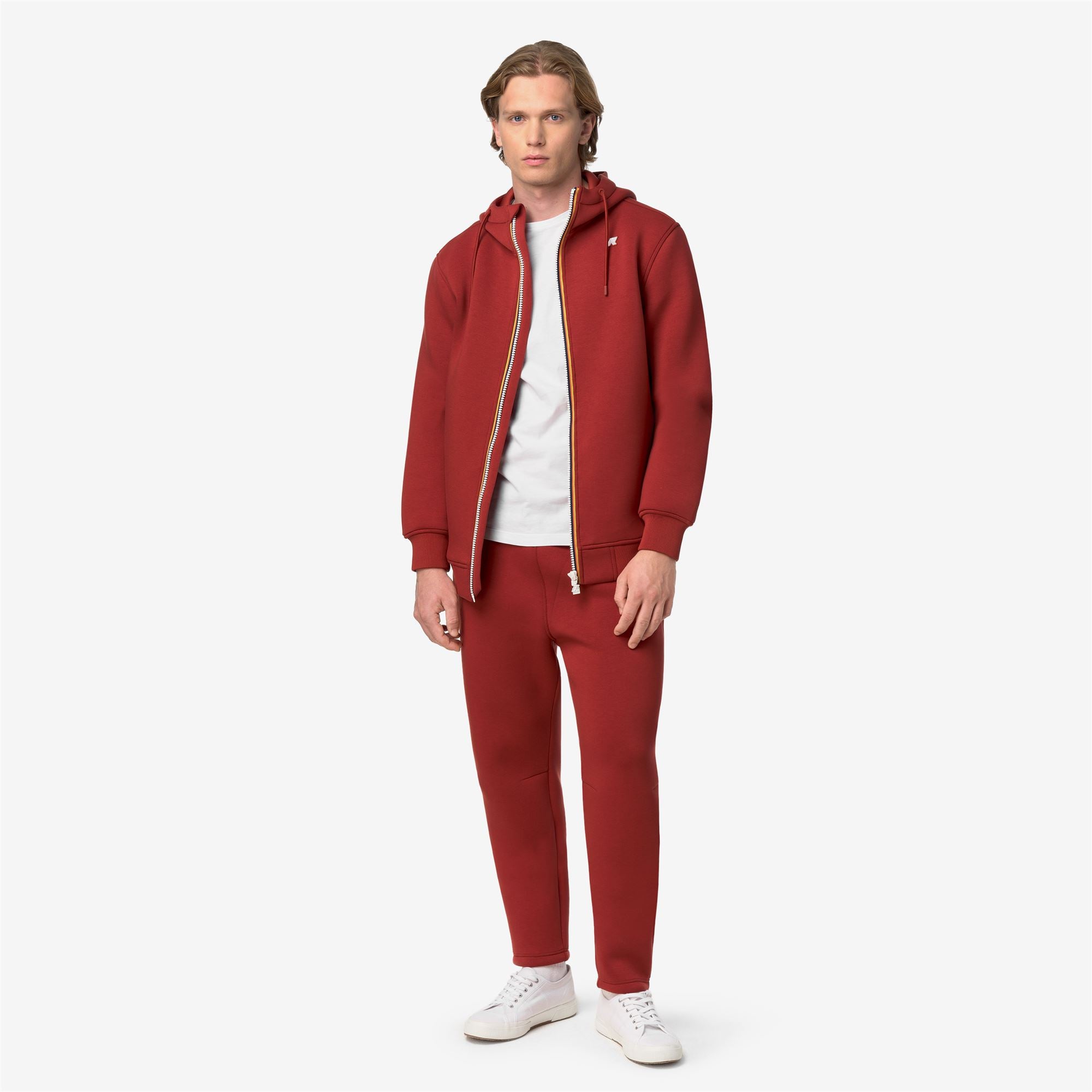 Fleece_Man_RAINER SPACER_Jacket_Red Dk Chili - Commercial 7