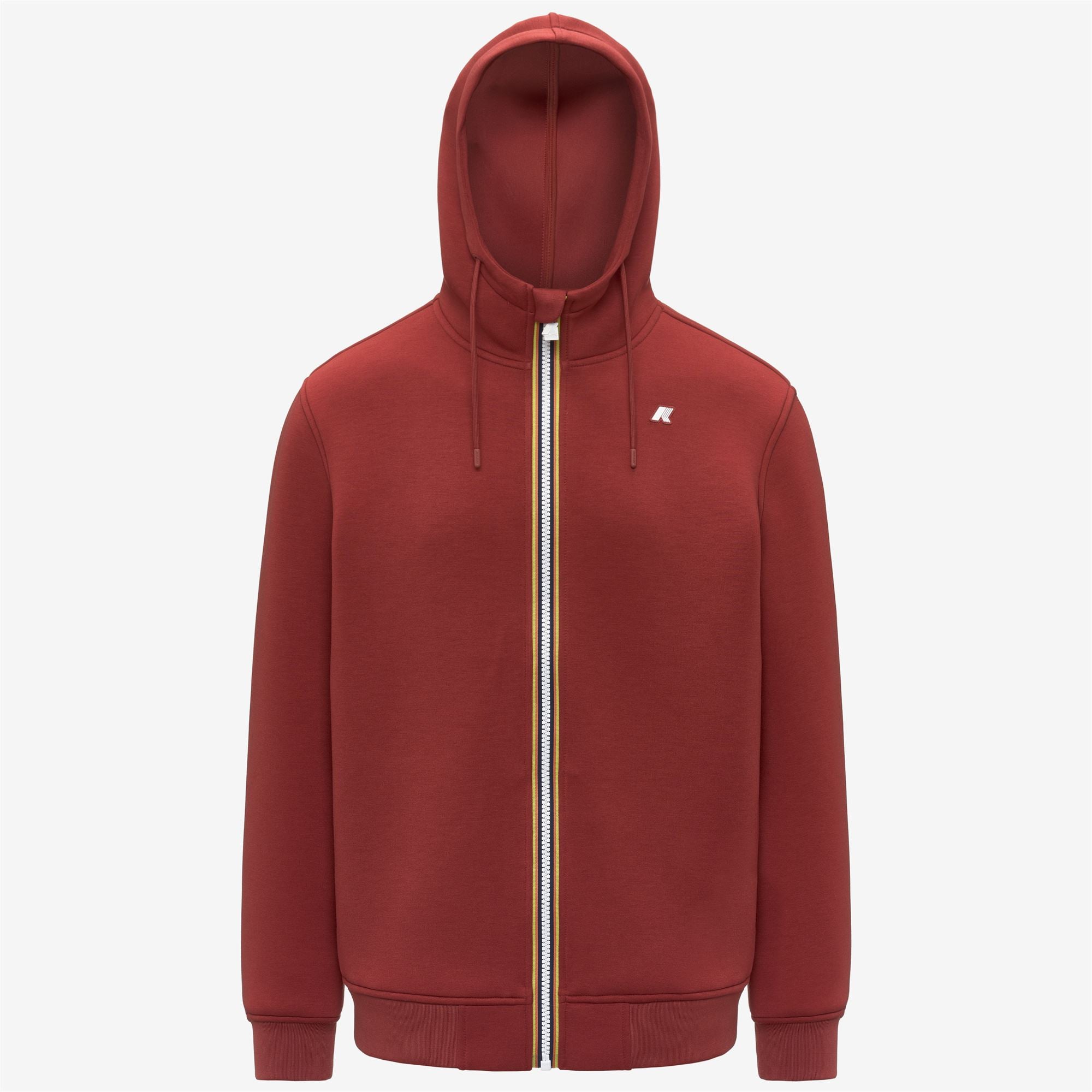 Fleece_Man_RAINER SPACER_Jacket_Red Dk Chili - Commercial 1