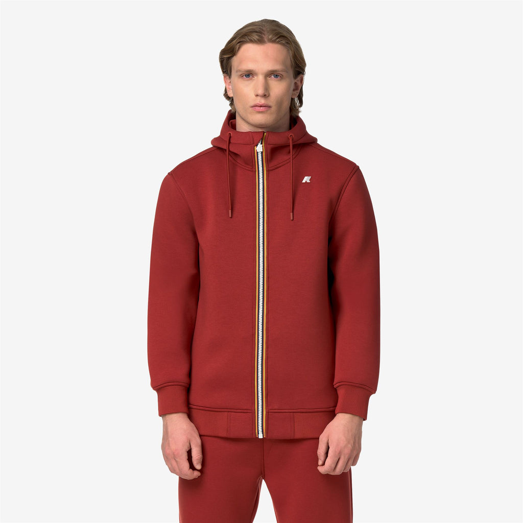 Fleece_Man_RAINER SPACER_Jacket_Red Dk Chili - Commercial 4