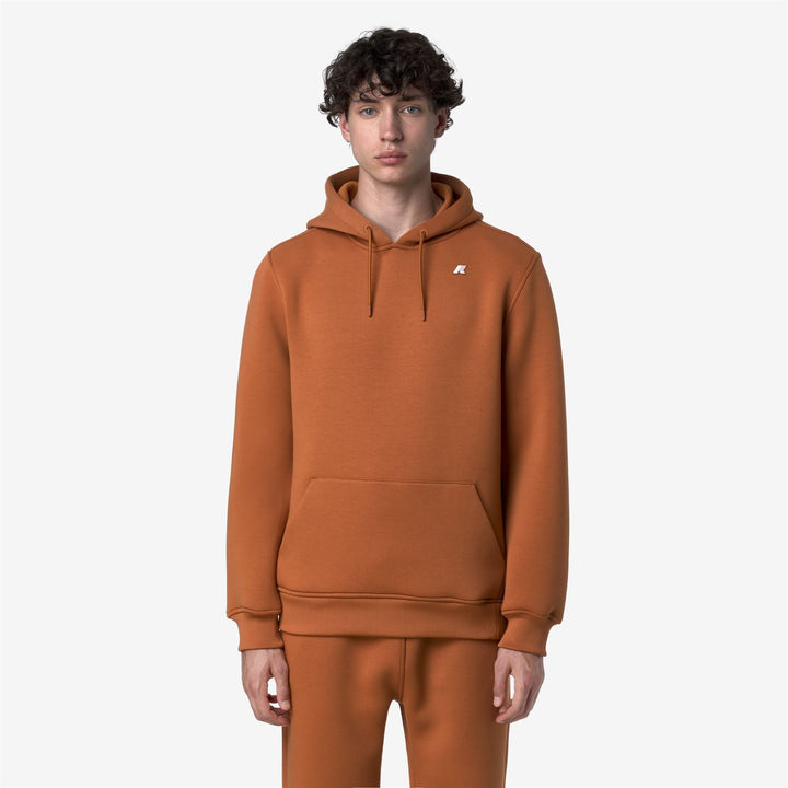BERNIE SPACER - Fleece - Pull  Over - MAN - Orange Adobe 3