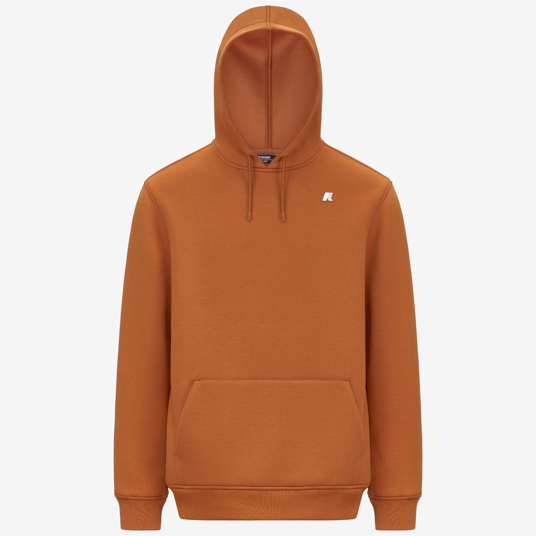 BERNIE SPACER - Fleece - Pull  Over - MAN - Orange Adobe 01